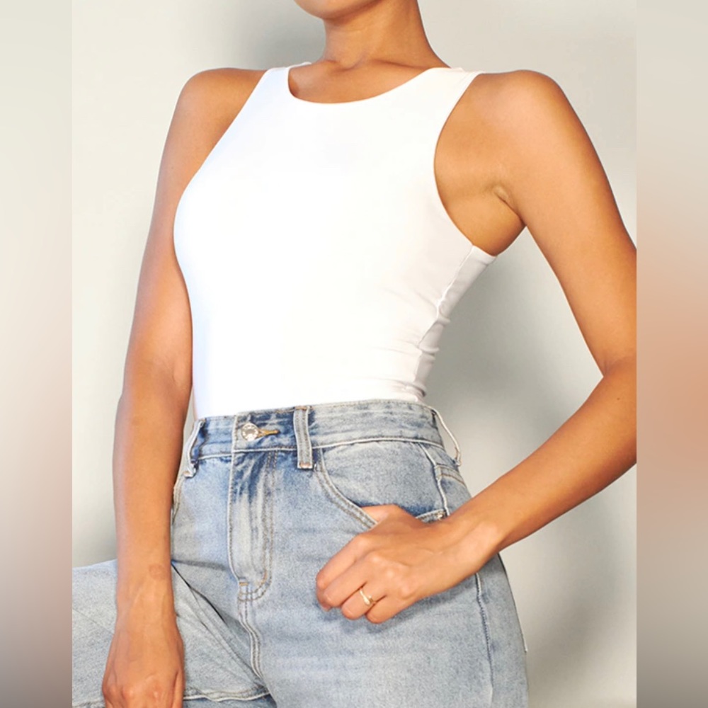 PrettyLittle Thing White Bodysuit